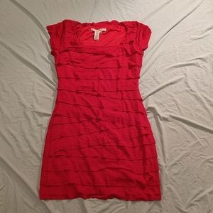 Tight little red dress